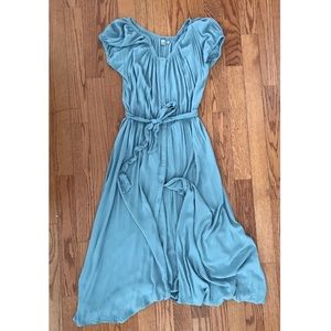 ASOS Flowy button front off the shoulder dress